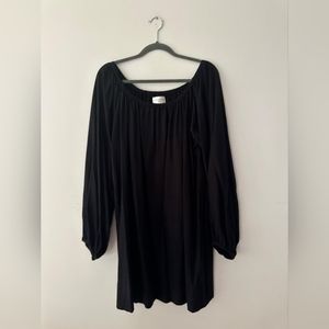 Honeydove Raw Silk Puff Sleeve